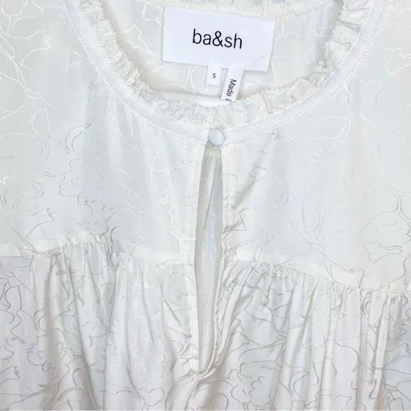 ba&sh | Solstice Top With Ruffled Shoulders - Picture 4 of 11